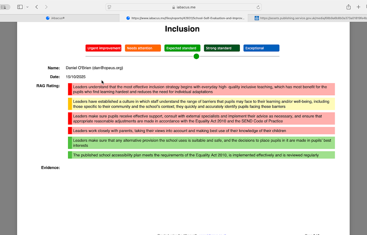 Beyond the Template: How to Add Granular RAG Criteria to Your iAbacus Frameworks