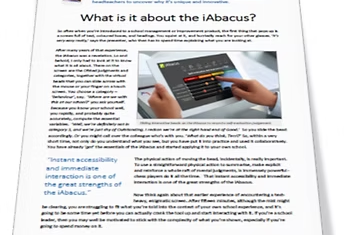 What is it about the iAbacus?
